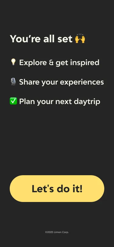 Limon app — You're all set