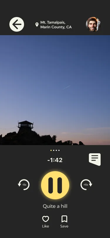 Limon app — Immersive player