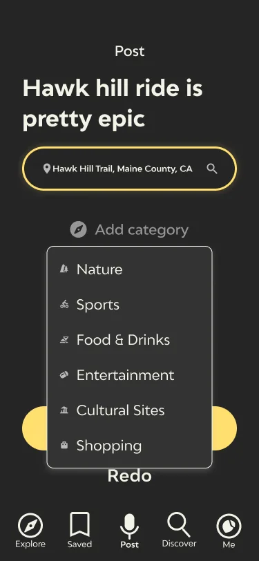 Limon app — Story, filled in