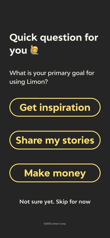 Limon app — Your goal, your feed